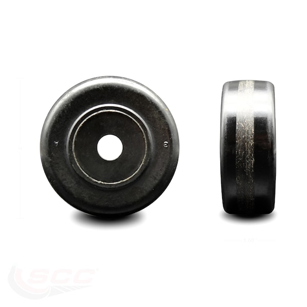 SCC - 3" Phenolic Wheel Only - 1/2" Bore - 600 lbs Capacity